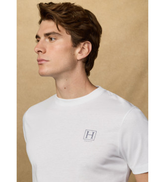 Hackett London T-shirt klein logo wit