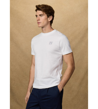 Hackett London T-shirt klein logo wit