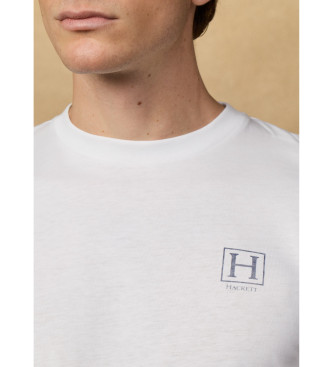 Hackett London T-shirt klein logo wit