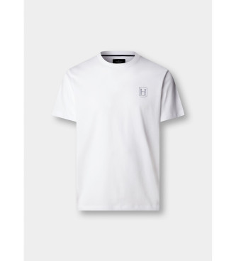 Hackett London T-shirt klein logo wit