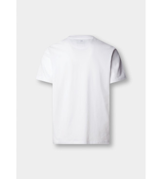 Hackett London T-shirt klein logo wit