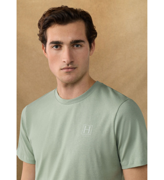 Hackett London Camiseta Small Logo verde