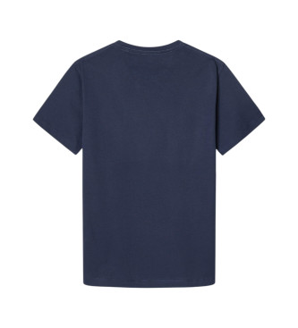 Hackett London Majica Swim Trim T-shirt mornarsko modra