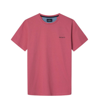 Hackett London Swim Trim T-shirt różowy