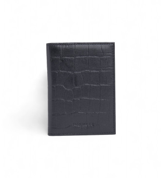 Hackett London Portefeuille en crocodile noir