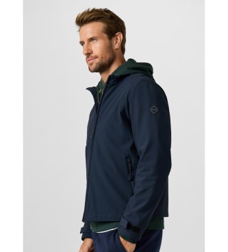 Hackett London jakna blouson softshell mornarsko modra