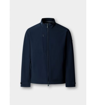 Hackett London jakna blouson softshell mornarsko modra