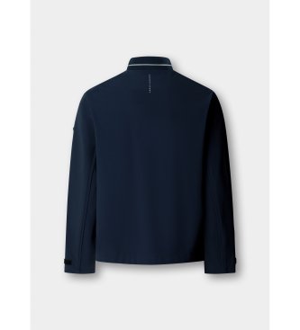 Hackett London jakna blouson softshell mornarsko modra