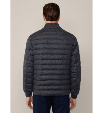 Hackett London Casaco com painel reversvel cinzento