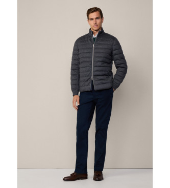 Hackett London Casaco com painel reversvel cinzento