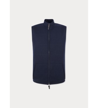 Hackett London Marine Hybrid Knitted Vest