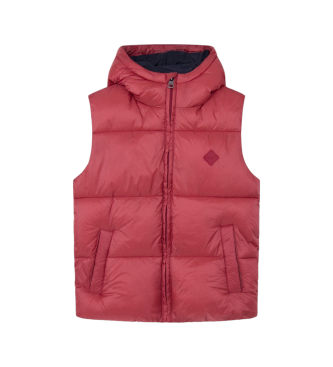 Hackett London Gilet rosso essenziale