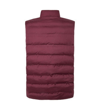 Hackett London Gilet rosso semplice