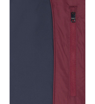 Hackett London Colete liso vermelho