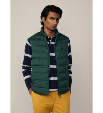 Hackett London Vest Ensfarvet grn