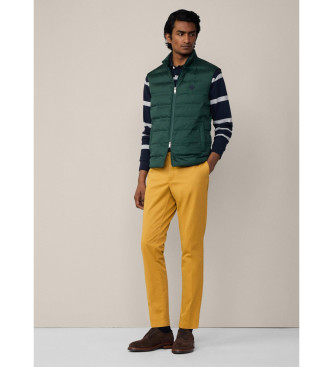 Hackett London Chaleco Liso verde