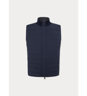 Hackett London Omkeerbaar vest donkergrijs paneel 