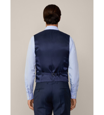 Hackett London Kamizelka Navy Sharkskin