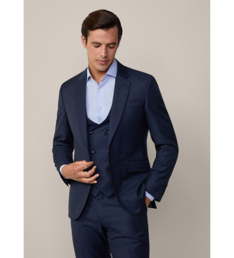 Hackett London Navy Sharkskin Vest