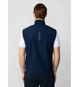 Hackett London Softshell Vest navy