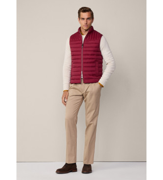 Hackett London Gilet Ultra Lw rosso