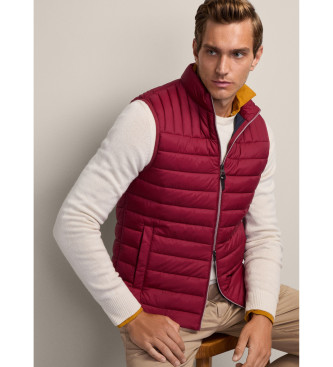 Hackett London Gilet Ultra Lw rosso