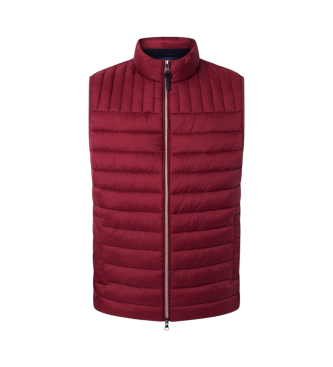 Hackett London Gilet Ultra Lw rosso