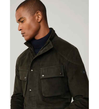 Hackett London Jas 4 zakken Velogroen