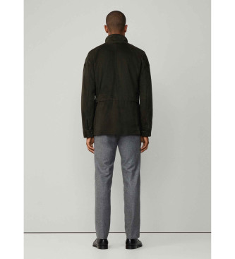 Hackett London Jas 4 zakken Velogroen