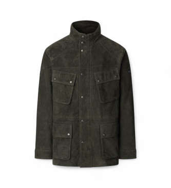 Hackett London Jas 4 zakken Velogroen