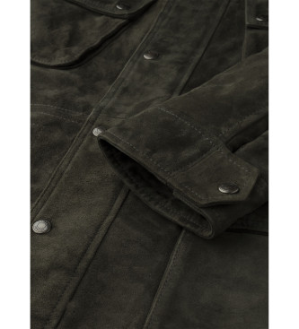Hackett London Jas 4 zakken Velogroen