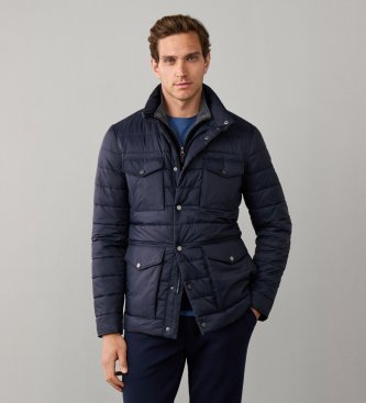 Hackett London veste matelassée légère de voyage velospeed marine