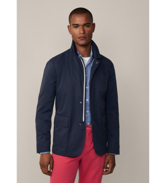 Hackett London Giacca in cotone blu scuro