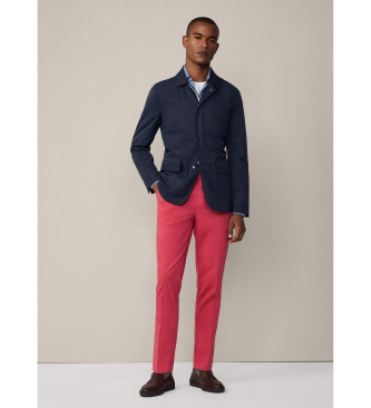 Hackett London Giacca in cotone blu scuro