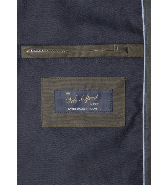 Hackett London Casaco Velo Blackwatch verde