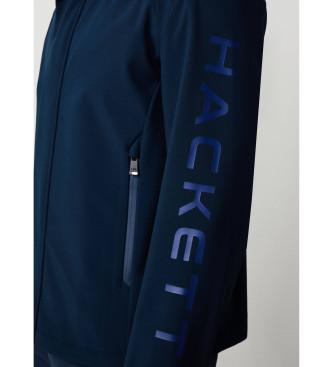 Hackett London Bomber jakna Moto Blouson navy