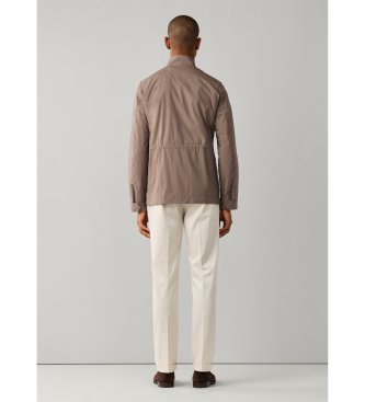 Hackett London Chaqueta De algodón beige
