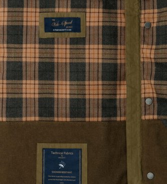 Hackett London Grøn Cotton Field-jakke