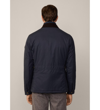 Hackett London Drywax jas marine