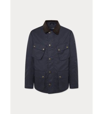 Hackett London Chaqueta Drywax marino