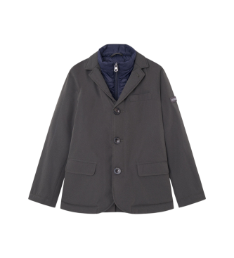 Hackett London Giacca stile blazer grigia 