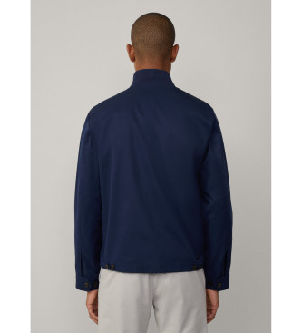 Hackett London Harrington jas blauw