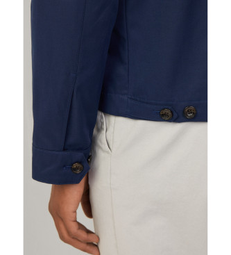 Hackett London Harrington jas blauw