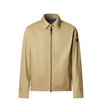 Hackett London Beige Harrington-Jacke