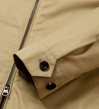 Hackett London Beige Harrington-Jacke