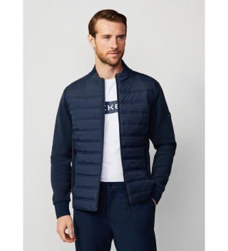 Hackett London Hybrid Quilt Jacket marinbl