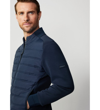 Hackett London Hybrid Quilt Jacket navy