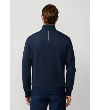 Hackett London Hybrid-Steppjacke navy