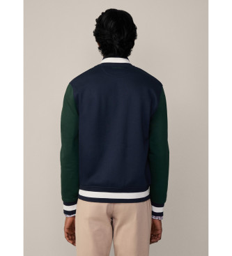 Hackett London Chaqueta Heritage H Btn Varsity marino, verde