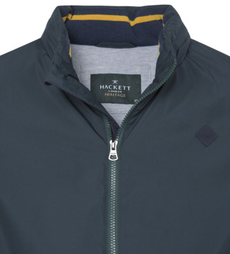 Hackett London Heritage Jas met logo groen